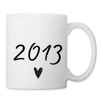 2013 Heart Anniversary - Mug - white - Right