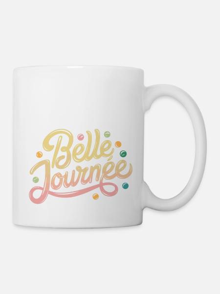 Belle journée - Mug blanc - blanc