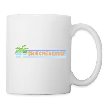 Greece as a holiday - Mug - white - Right