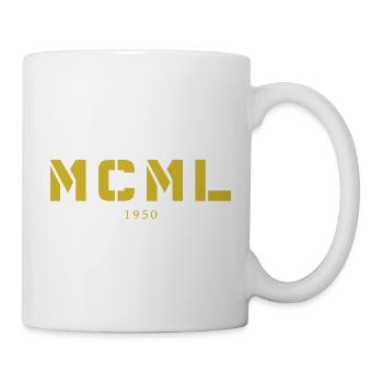 With Roman numerals MCML - Made in 1950 - Mug - white - Right