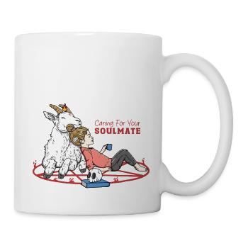 Caring for Your Soulmate - Mug - white - Right