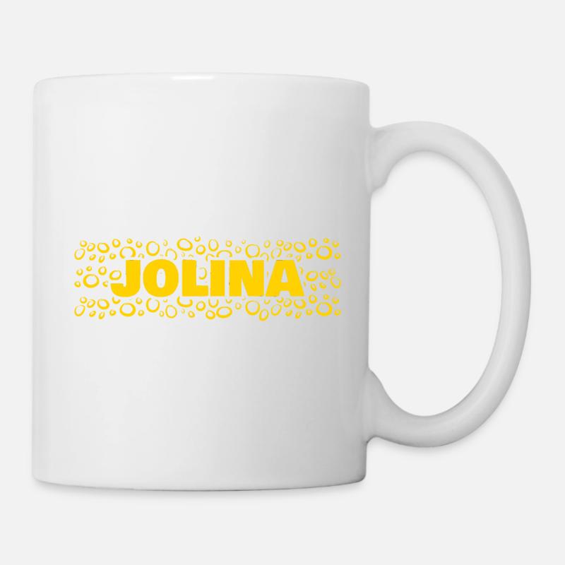 Jolina als Vorname - Tasse - Weiß