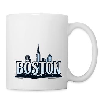 Boston – Wo Geschichte neu geschrieben wird! - Tasse - Weiß - Rechts