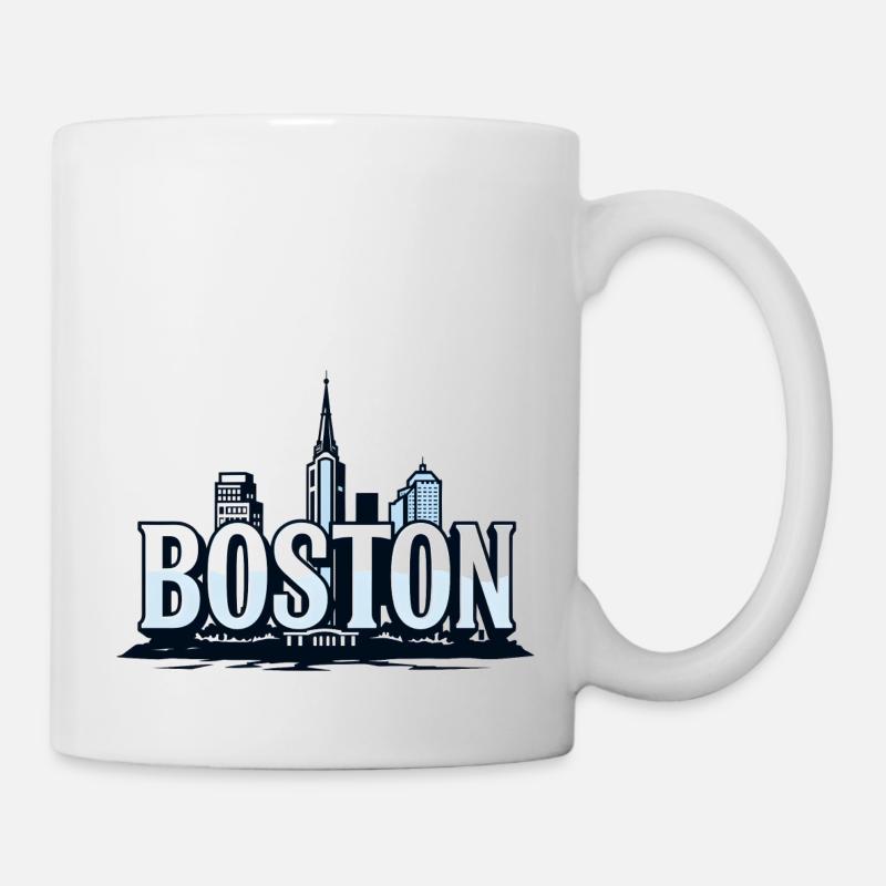 Boston – Wo Geschichte neu geschrieben wird! - Tasse - Weiß