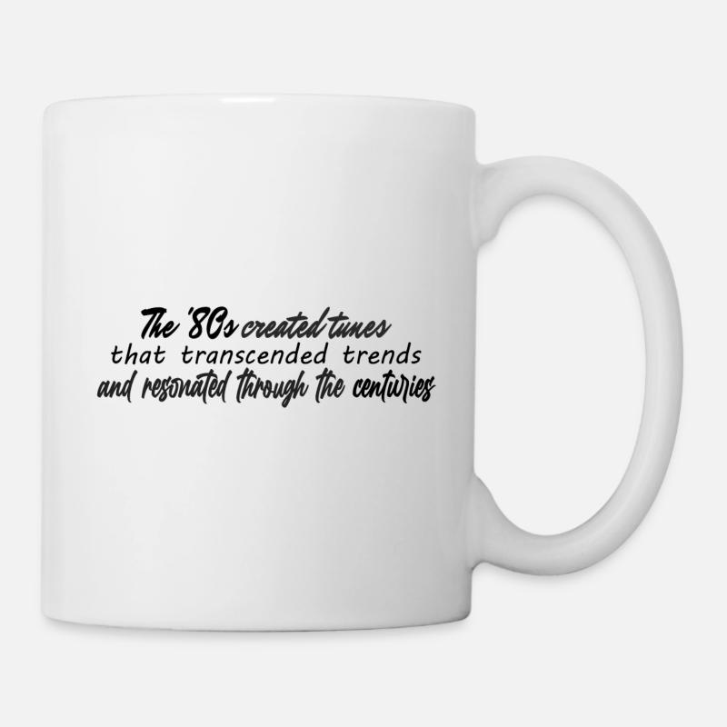 80er Jahre - Tasse - Weiß