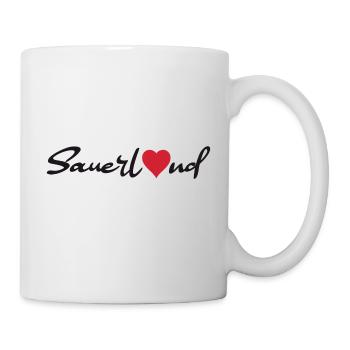 Sauerland Sticker - Tasse - Weiß - Rechts
