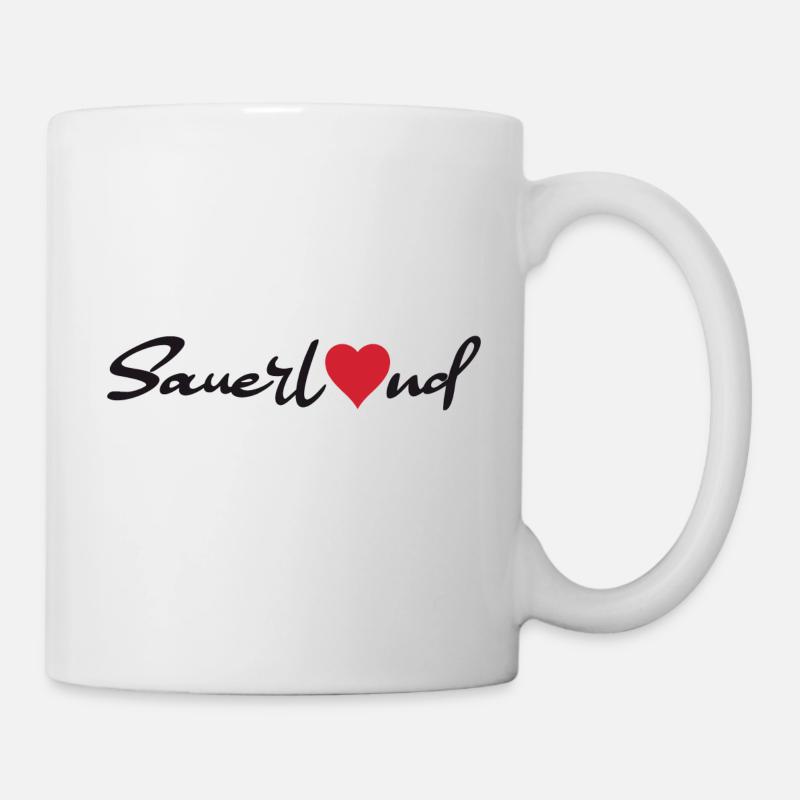 Autocollant Sauerland - Mug blanc - blanc