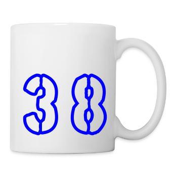 38 Number Symbol - Mug - white - Right