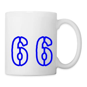 66 Number Symbol - Mug - white - Right