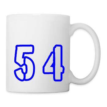 54 Symbole numérique - Mug blanc - blanc - Droite