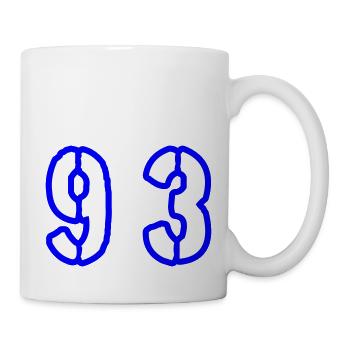 93 Number Symbol - Mug - white - Right