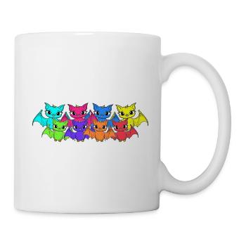 Halloween Bat Bats Kids Child - Mug - white - Right