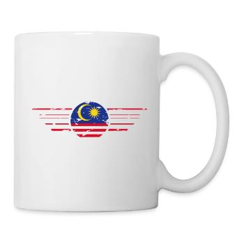 J’aime la Malaisie, T-shirt design de style élégance - Mug blanc - blanc - Droite