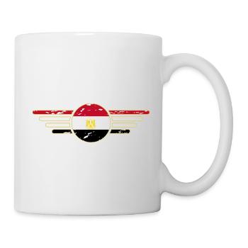 J’aime l’Égypte, T-shirt design de style élégance - Mug blanc - blanc - Droite