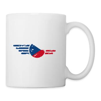 Ich liebe Tschechien, Eleganz Stil Design T-Shirt - Tasse - Weiß - Rechts