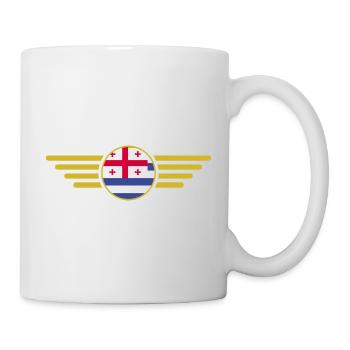 J’aime l’Adjara, T-shirt design de style élégance - Mug blanc - blanc - Droite