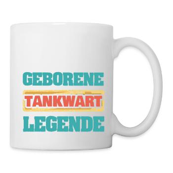 Beruf Tankwart - Tasse - Weiß - Rechts