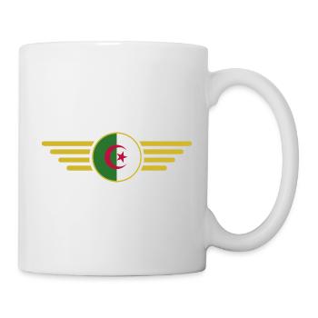 Ich liebe Algerien, Eleganz Stil Design T-Shirt - Tasse - Weiß - Rechts