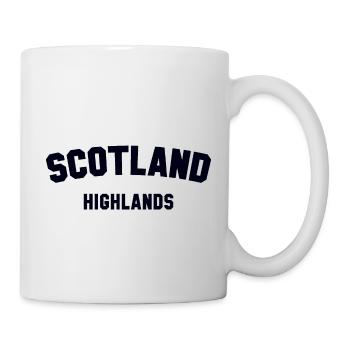 SCOTLAND HIGHLANDS Schottland - Tasse - Weiß - Rechts