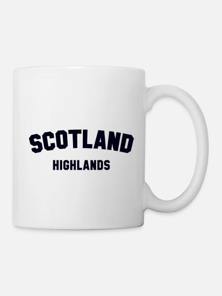 SCOTLAND HIGHLANDS Schottland - Tasse - Weiß