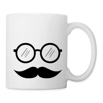 moustache - Mug - white - Right