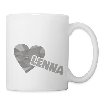 Lenna comme amour - Mug blanc - blanc - Droite