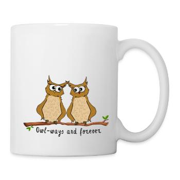 Owl-ways and forever - Mug - white - Right