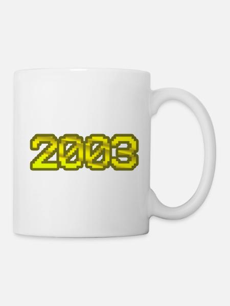 Nerd 2003 - Tasse - Weiß