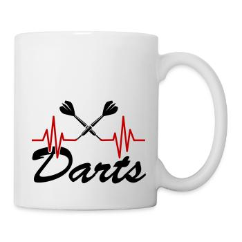 darts 01 - Tasse - Weiß - Rechts