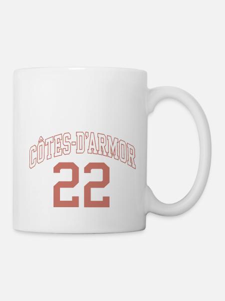 Côtes-d'Armor 22 - Mug blanc - blanc