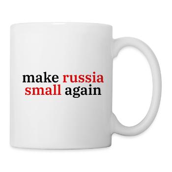 make russia small again - Tasse - Weiß - Rechts