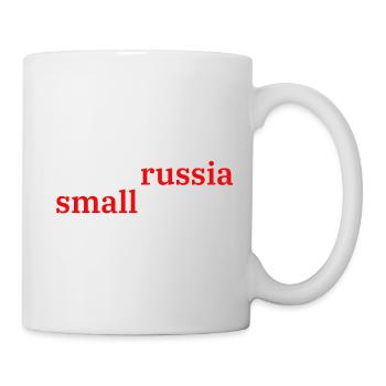 make russia small again - Tasse - Weiß - Rechts