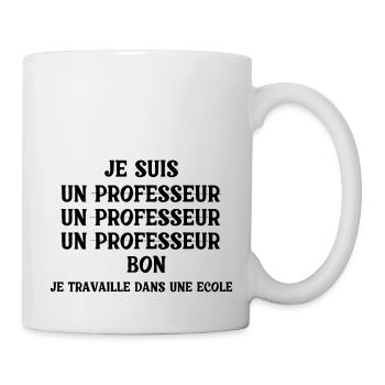 I am a school gift teacher! - Mug - white - Right