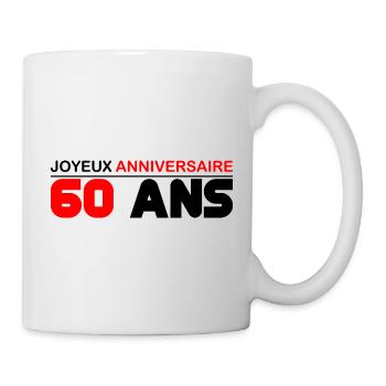 Happy Birthday 60 Years - Mug - white - Right