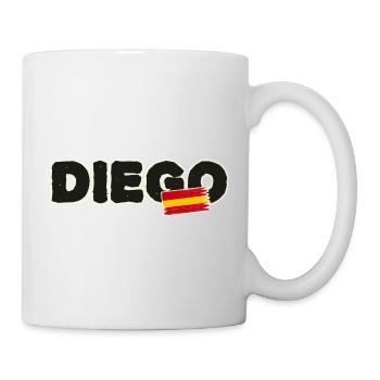 Diego Spanish Flag Spain - Mug - white - Right