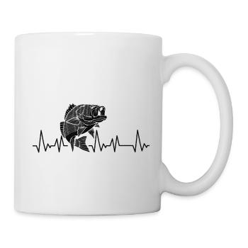 Angler Spruch Fischen Fischer Geschenksidee - Tasse - Weiß - Rechts