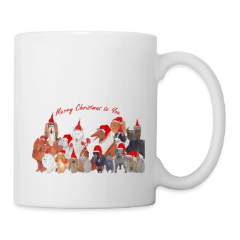Christmas dogs Christmas dogs1 - Mug - white - Right