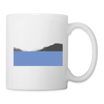 Loch Ness - Tasse - Weiß - Rechts