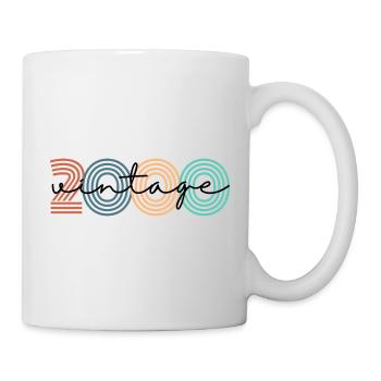 2000 vintage rétro - Mug blanc - blanc - Droite