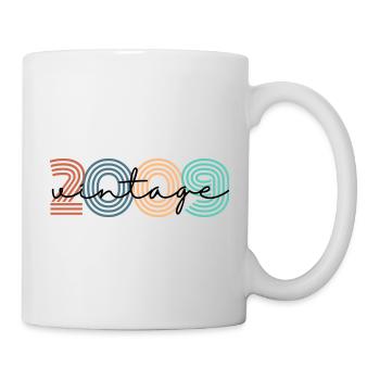 2009 Vintage Retro - Tasse - Weiß - Rechts