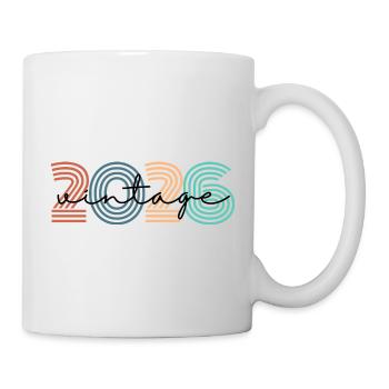 2026 vintage rétro - Mug blanc - blanc - Droite