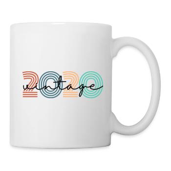 2020 vintage rétro - Mug blanc - blanc - Droite