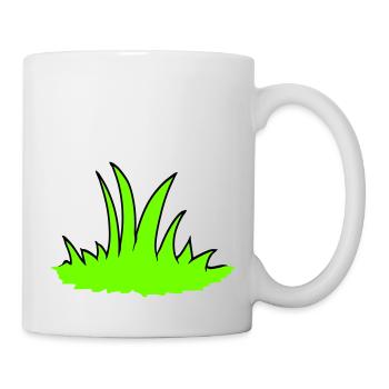 Grass Meadow Many Grasses Blades of Grass Green Nature Cool - Mug - white - Right
