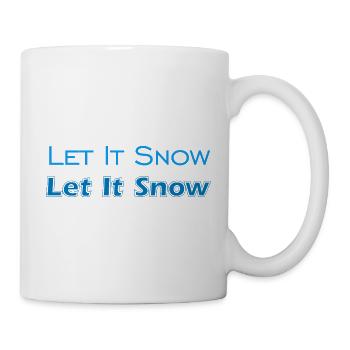 Let It Snow - Tasse - Weiß - Rechts