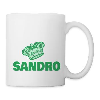 First name Sandro - Mug - white - Right
