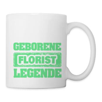 Beruf Florist - Tasse - Weiß - Rechts