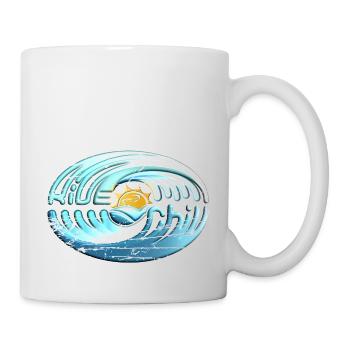 Roulez et détendez-vous - Mug blanc - blanc - Droite