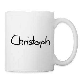 Christoph - Tasse - Weiß - Rechts