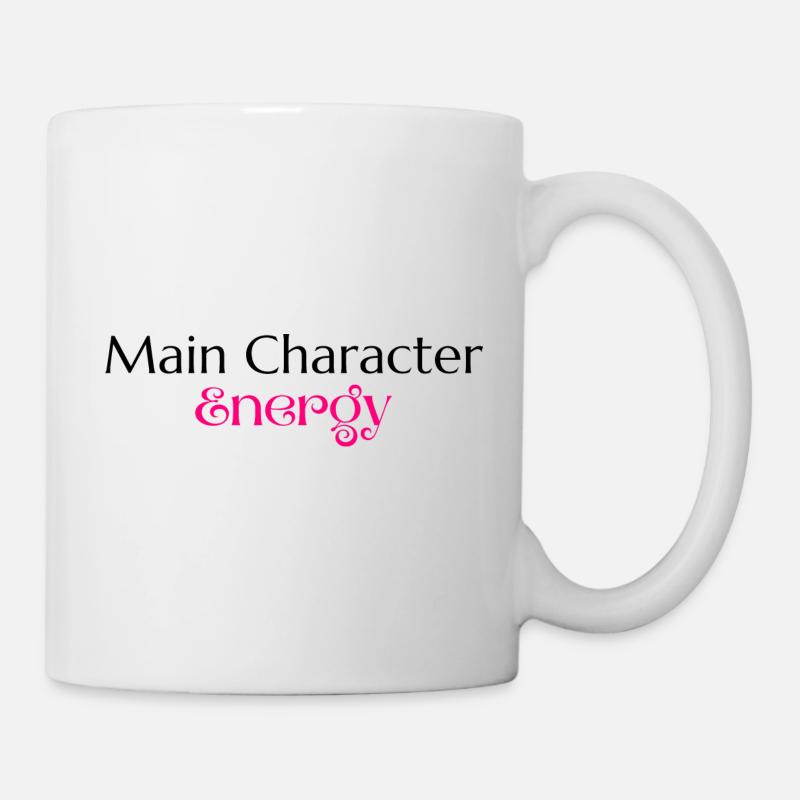 Energie der Hauptfigur - Tasse - Weiß