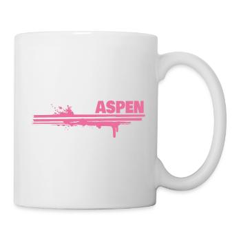 Éclaboussure de couleur Tremble - Mug blanc - blanc - Droite
